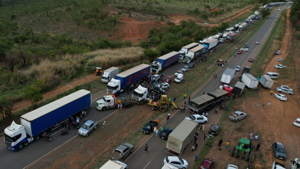 Paralisação de caminhoneiros REUTERS