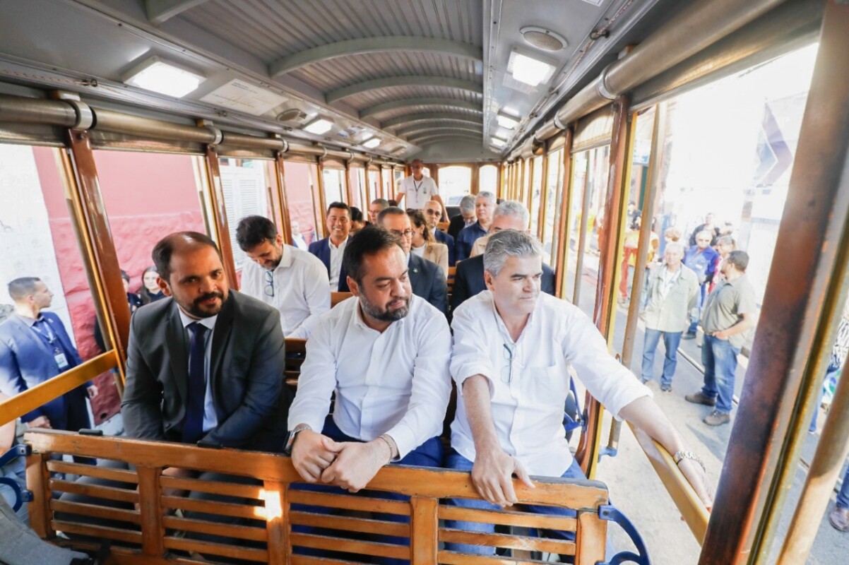 Obras de revitalização do sistema de bondes foram iniciadas em janeiro de 2024, com investimentos do Governo do Estado - Foto Ernesto Carriço